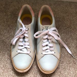 Cole Haan Grey Sneakers with Pink detail